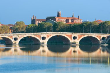 Pont Neuf in Toulouse clipart