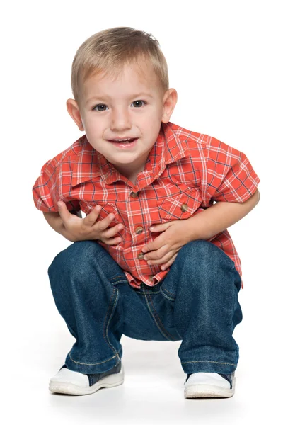 Portrait of a cute small boy — Stock Photo, Image