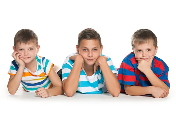 Portrait of three children — Stock Photo, Image