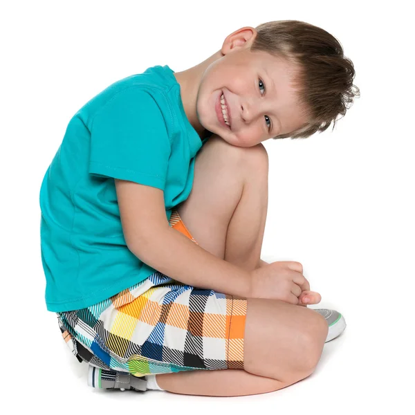 Portrait of a cute little boy — Stock Photo, Image