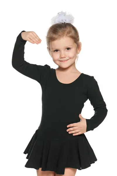 Dancing little girl — Stock Photo, Image