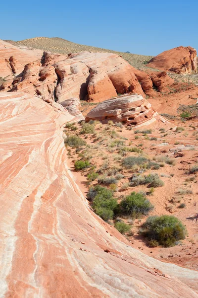 Scenic view in the Valley of Fire — Stock Photo, Image