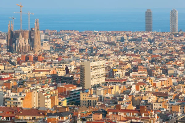 Barcelona al atardecer — Foto de Stock