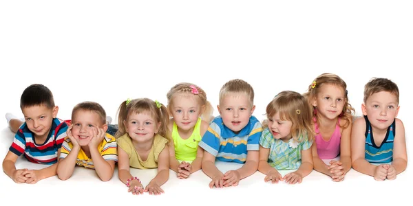 Eight children — Stock Photo, Image