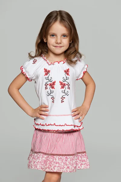 Ukraińska dziewczynka — Zdjęcie stockowe