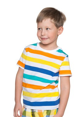 gülümseyen genç çocuk bir kenara arıyorsunuz