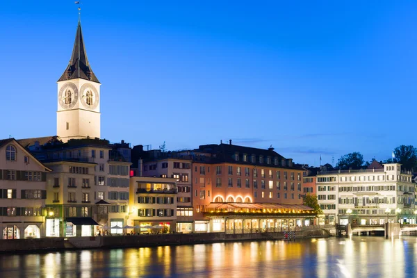 Zürich bei Nacht — Stockfoto