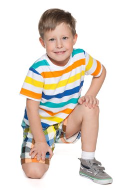 Genç sarışın çocuk