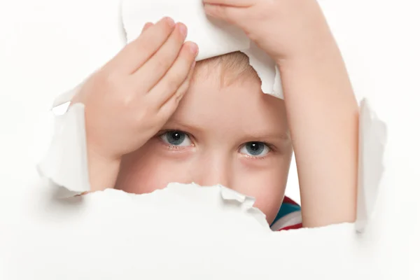 Curiosidad de un niño lindo — Foto de Stock