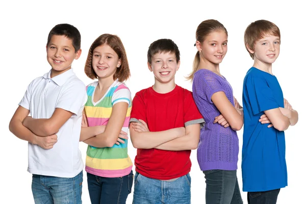 Group of happy children — Stock Photo, Image