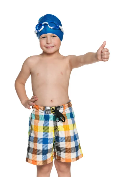 I am ready for swimming! — Stock Photo, Image