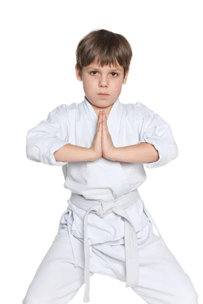 Retrato de un niño pequeño en kimono —  Fotos de Stock