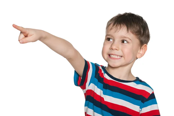 Glada pojke pekar åt sidan — Stockfoto