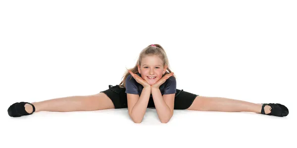 Joven bailarina sonriente — Foto de Stock