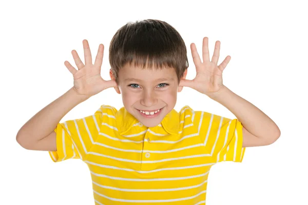 Very cheerful boy — Stock Photo, Image