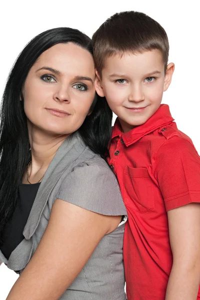 Matka se svým synem — Stock fotografie