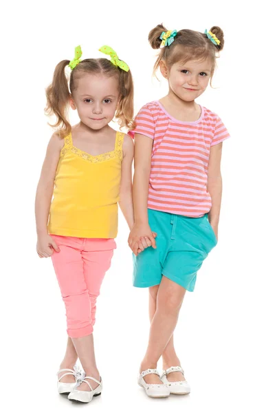 Mode små flickor — Stockfoto