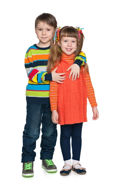 Dvě děti módy — Stock fotografie