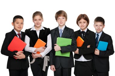 Kitaplar ile öğrenci grubu