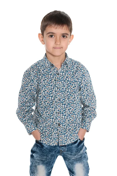 Fashion young boy — Stock Photo, Image