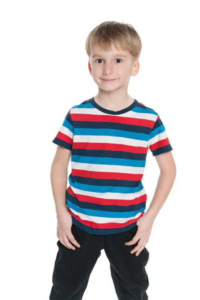 Young smiling boy — Stock Photo, Image