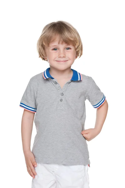Happy preschool boy — Stock Photo, Image