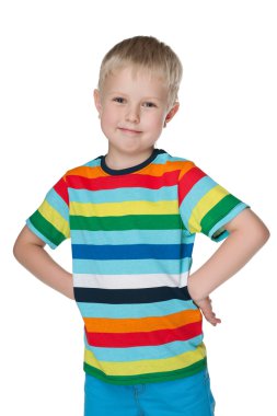 sevimli küçük çocuk moda