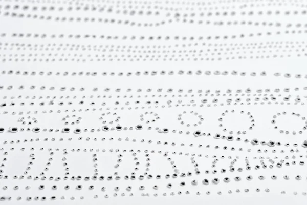 Textur Genomborrat Papper Enkelt Punktmönster — Stockfoto