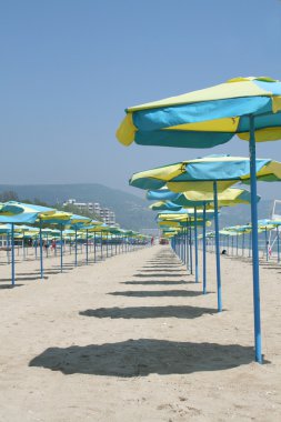 Beach in Bulgaria clipart