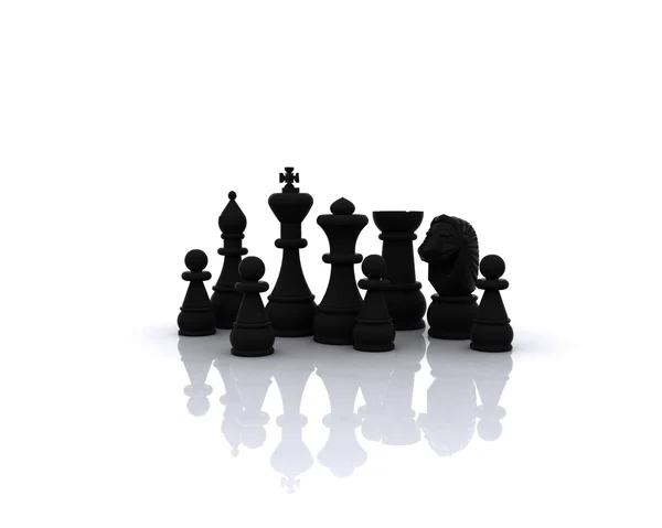 チェスの 3d — ストック写真