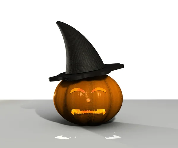 Zucca di Halloween - 3D — Foto Stock