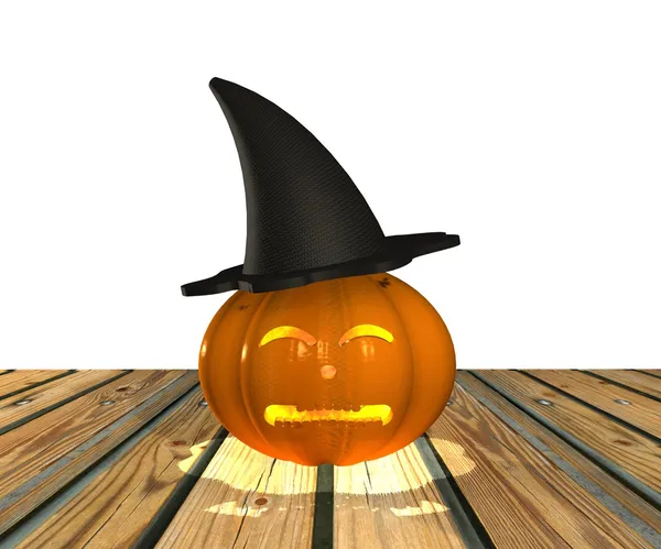 Zucca di Halloween - 3D — Foto Stock