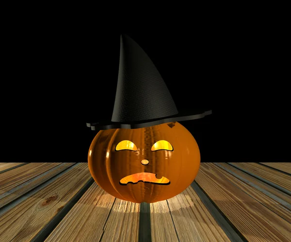 Zucca di Halloween - 3D — Foto Stock