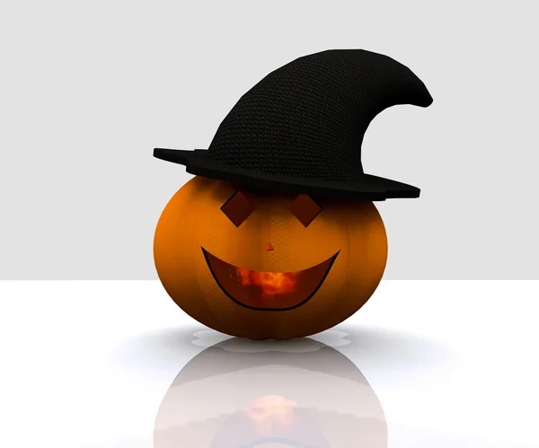 Felice zucca di Halloween — Foto Stock