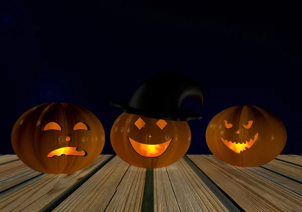 Happy halloween pumpkin — Stock Photo, Image