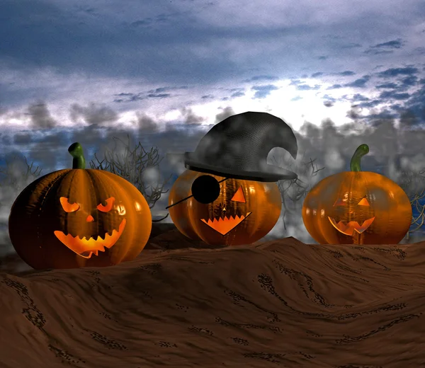 Halloween - 3D — Stockfoto