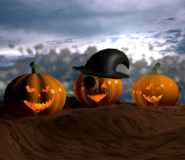 Halloween - 3D — Fotografia de Stock