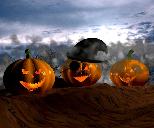 Halloween - 3D — Stockfoto