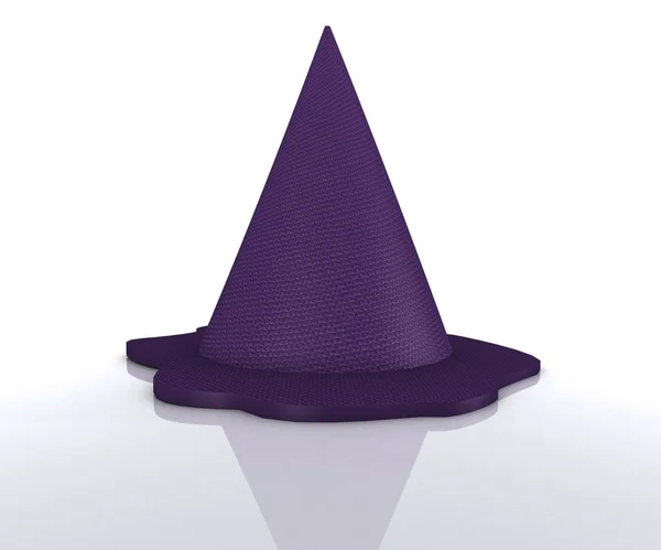 Sombrero mágico morado - 3D —  Fotos de Stock