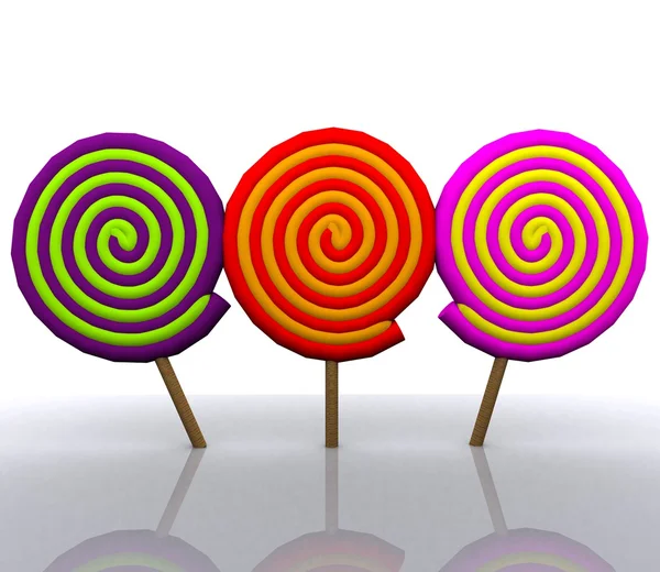 Cheerful background with candy — Stock Photo, Image