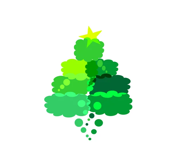 Karácsonyfa... a képregény — Stock Vector