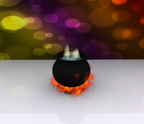 Magic Cauldron - 3D — Stock Photo, Image