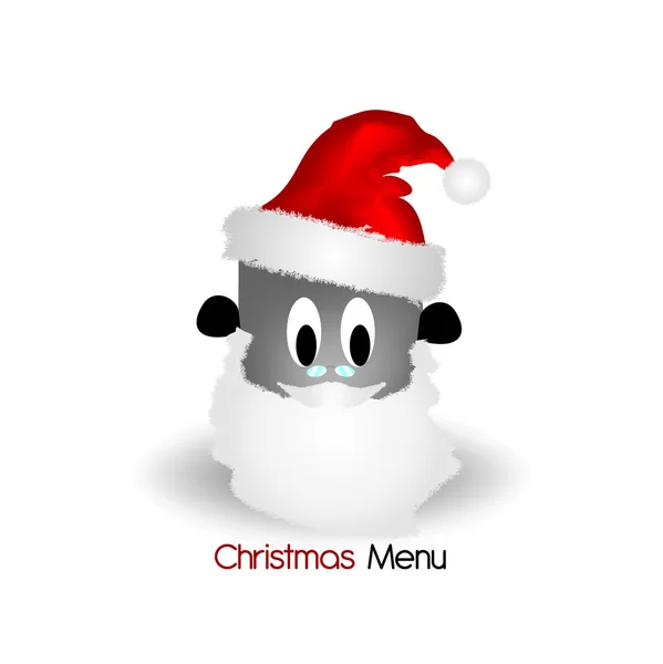 Kerstmenu — Stockvector