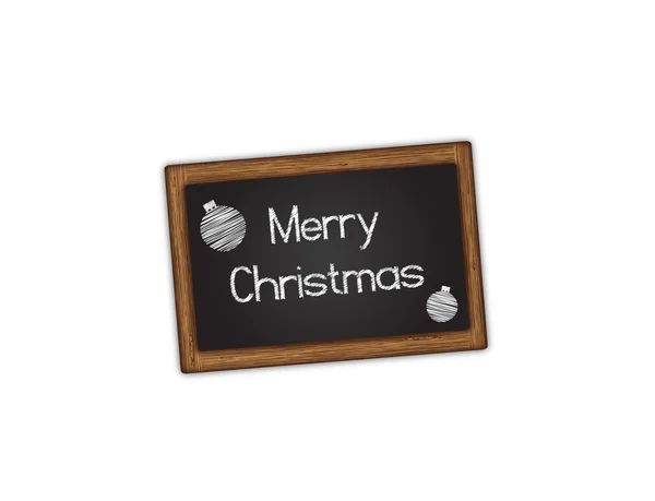 Blackboard - Merry Christmas — Stockvector