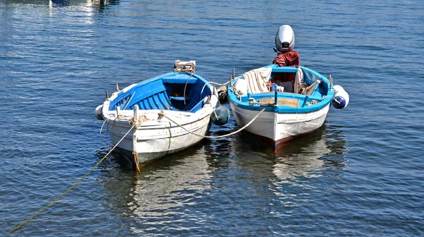 Łodzie, lipari — Zdjęcie stockowe