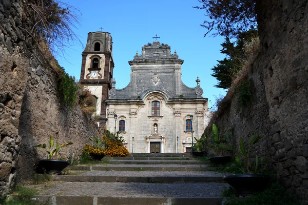 Kathedraal van st. Bartholomeüs - lipari, Sicilië — Stockfoto