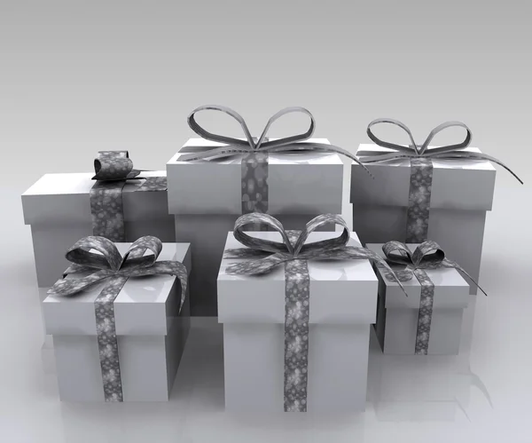선물 상자-3d — 스톡 사진
