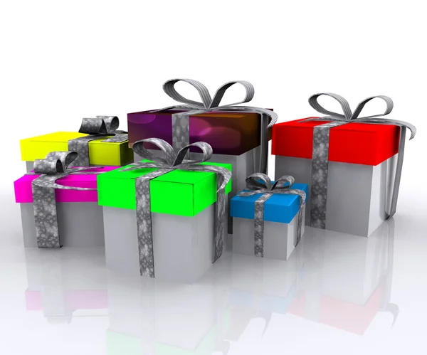 Cajas de regalo - 3D — Foto de Stock