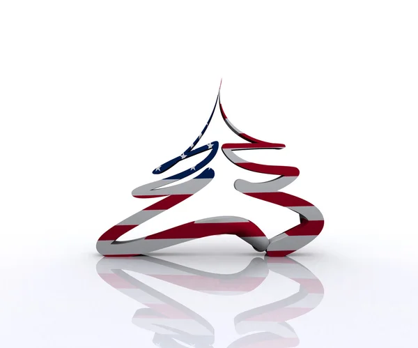 Американская елка - 3D — стоковое фото