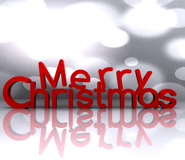 Merry Christmas - 3D — Stock Photo, Image